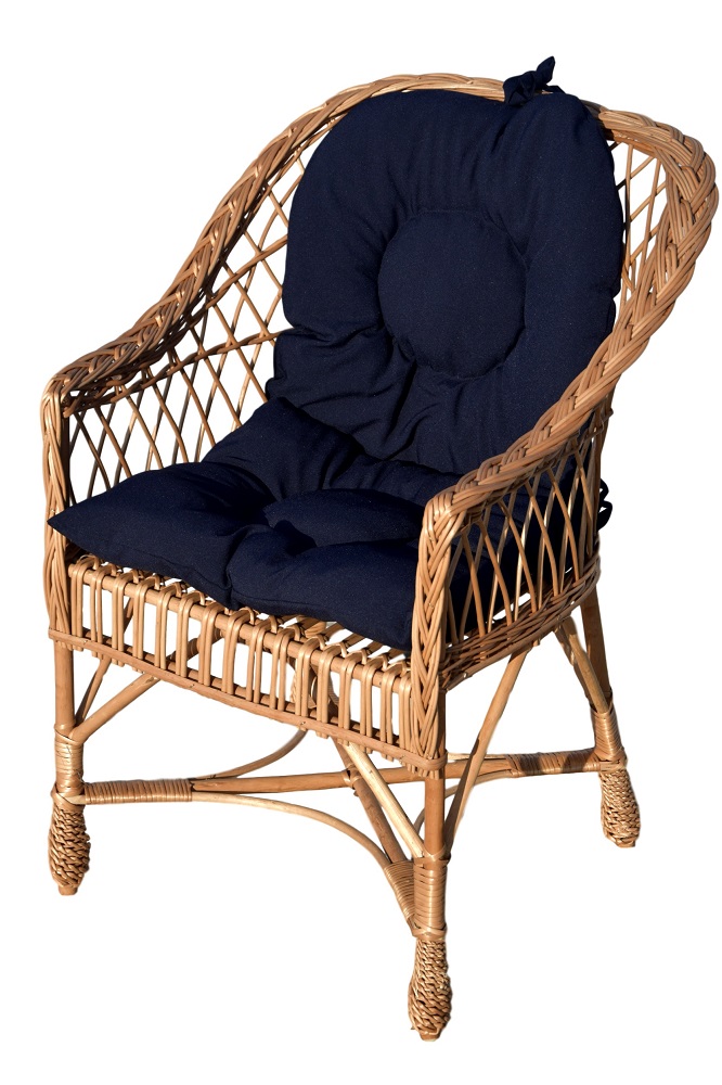 Fotel wiklinowy Z WIKLINY krzesło + poduszki różne